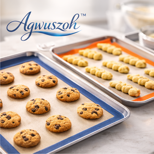 Aqwuszoh™ Silicone Baking Mat Set – Reusable Nonstick Pastry & Cookie Baking Sheets